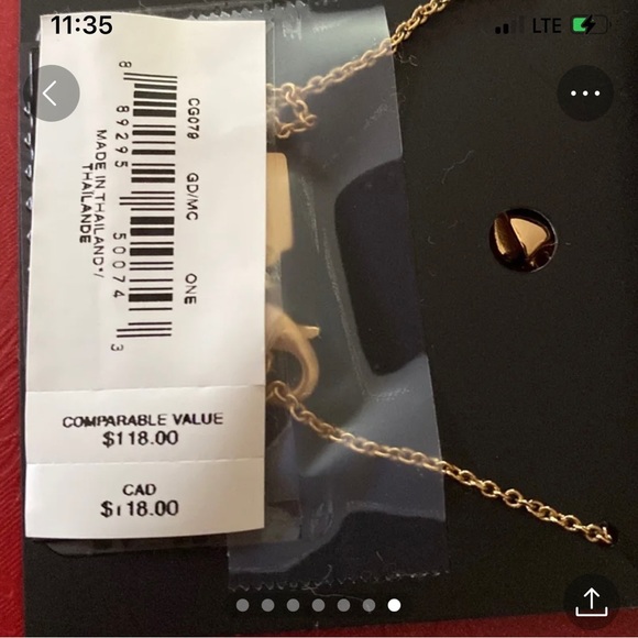 Coach Gift Set Necklace and Socks - Picture 7 of 7